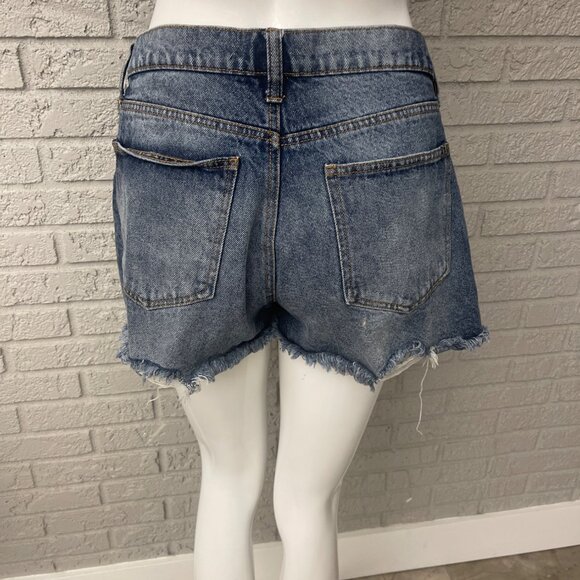 NoBo Girls High Rise Distress Denim Shorts Size 13 Juniors - Picture 3 of 6